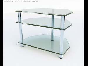glass table Modelo 3D