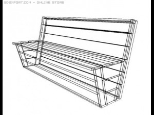 bench Modelo 3D