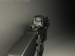 fn scar assault rifle Modelo 3D