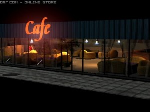 cafe 3D Model