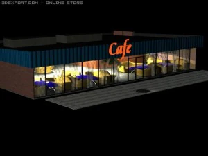 cafe 3D Model