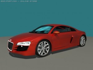 audi r8 Model 3D