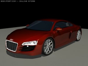 audi r8 Modelo 3D