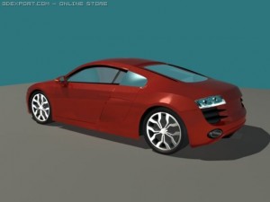 audi r8 Modelo 3D