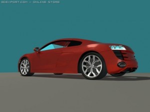 audi r8 Modelo 3D