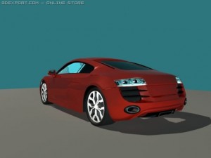 audi r8 Modelo 3D