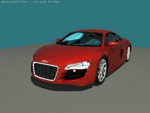 audi r8 Modelo 3D