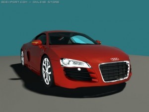 audi r8 Modelo 3D