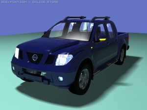 nissan navara 3D-Modell