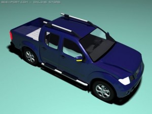 nissan navara Modello 3D
