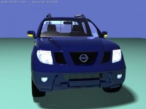 nissan navara Modello 3D