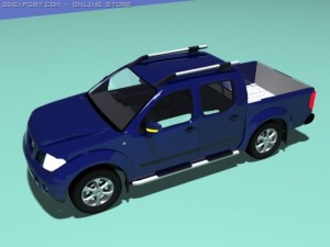 nissan navara Modello 3D