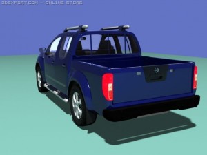 nissan navara Modello 3D