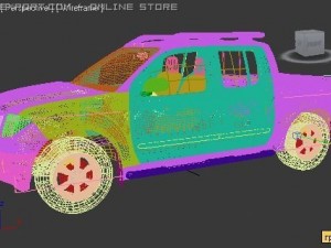nissan navara Modello 3D