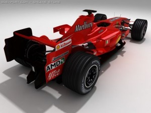 ferrari f1 2008 Modelo 3D