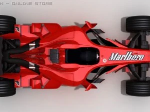 ferrari f1 2008 3D Model