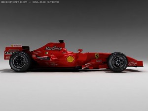 ferrari f1 2008 Modèle 3D