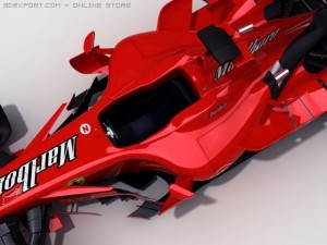 ferrari f1 2008 Modèle 3D