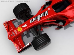 ferrari f1 2008 Modèle 3D