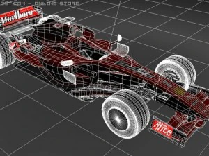 ferrari f1 2008 3D Model