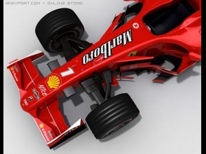 ferrari f1 2008 Modèle 3D