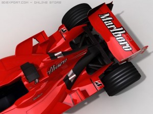 ferrari f1 2008 Modèle 3D