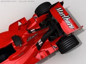 ferrari f1 2008 3D Model