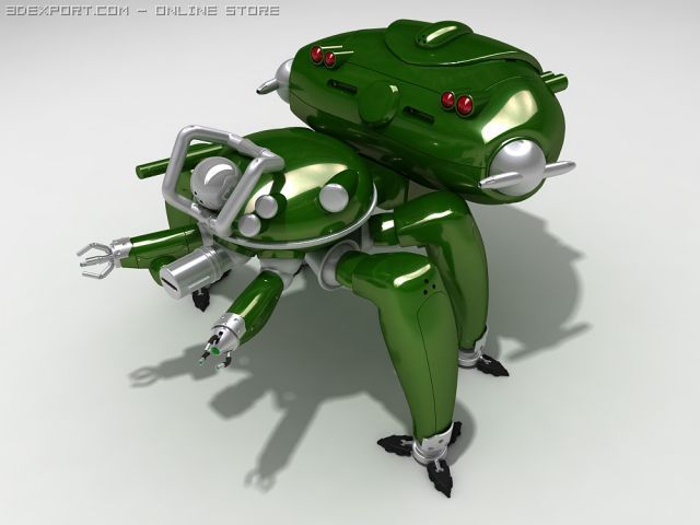 tachikoma Modelo 3D .c4d .max .obj .3ds .fbx .stl .blend 