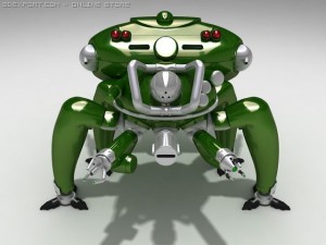 tachikoma Modelo 3D
