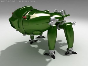 tachikoma Modelo 3D