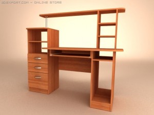 computer table Modelo 3D