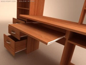 computer table 3D Model