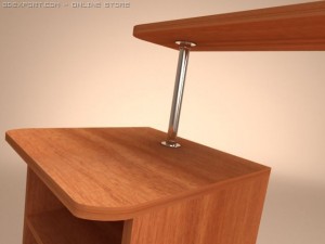 computer table Modelo 3D