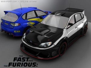 subaru impreza wrx sti 2008 3D मॉडल