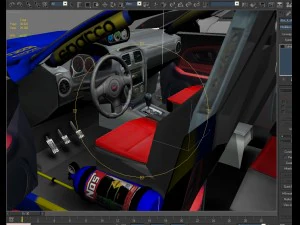 subaru impreza wrx sti 2008 3D Model