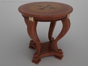 table Modelo 3D