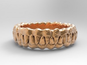 ring with teeth Modèles 3D en vedette