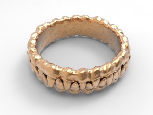 ring with teeth 3D 打印模型