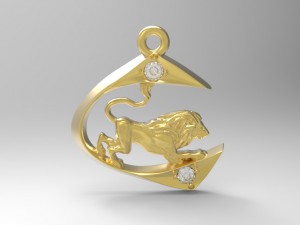 lion 3D Print Model
