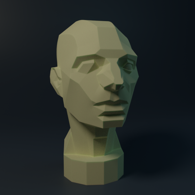 Asaro head 3D Model in Other 3DExport