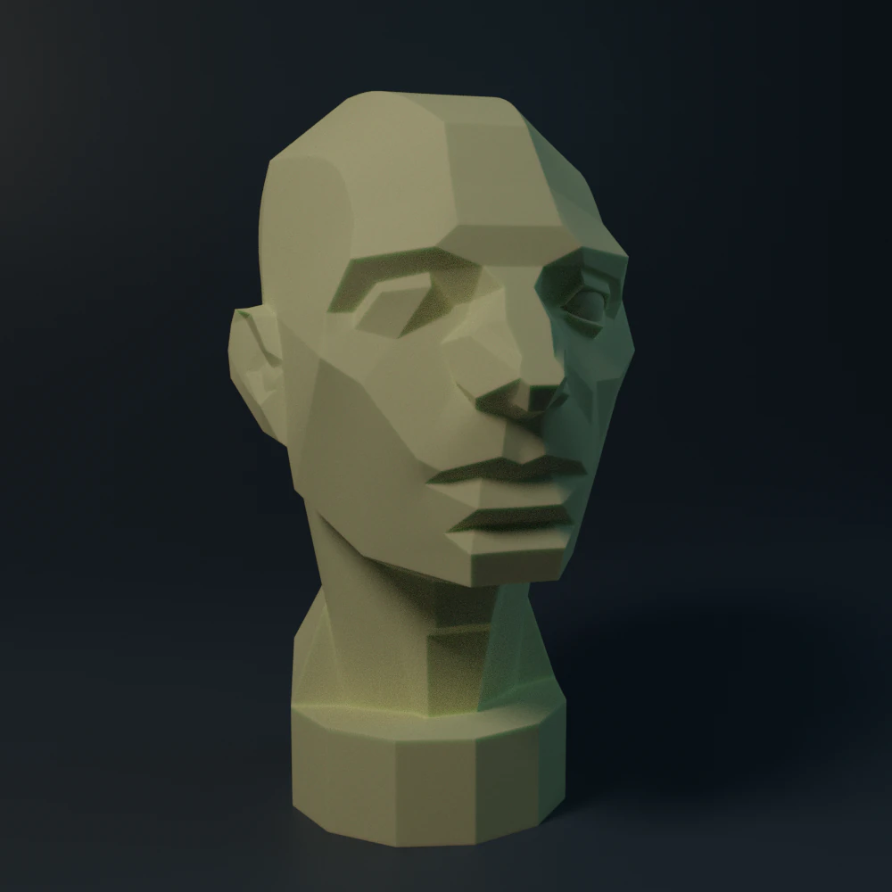 asaro head 3D Model .c4d .max .obj .3ds .fbx .stl .blend 