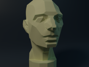 asaro head Modèle 3D