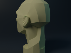 asaro head Modelo 3D