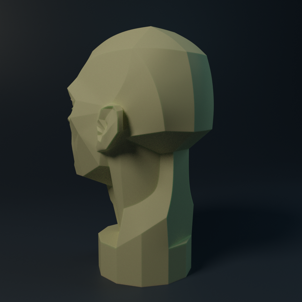 Asaro head 3D Model in Other 3DExport