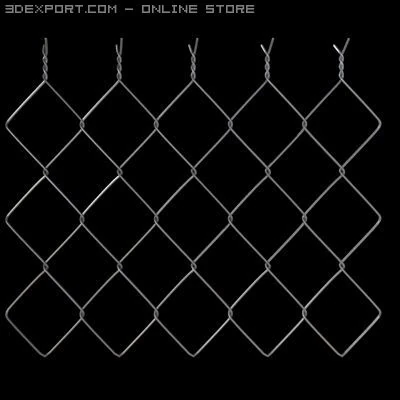 recinzione a catena Modello 3D .c4d .max .obj .3ds .fbx .stl .blend 