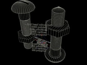 round head minus 3D Model