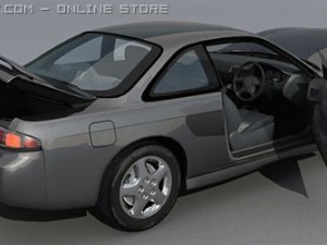 nissan 200 sx 3D मॉडल