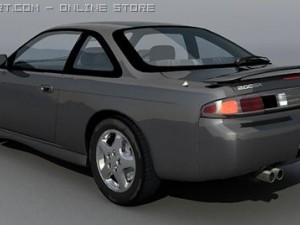 nissan 200 sx 3D मॉडल