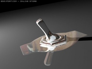metal switch 3D Модель