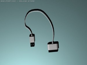 ipod usb cord 3Dモデル